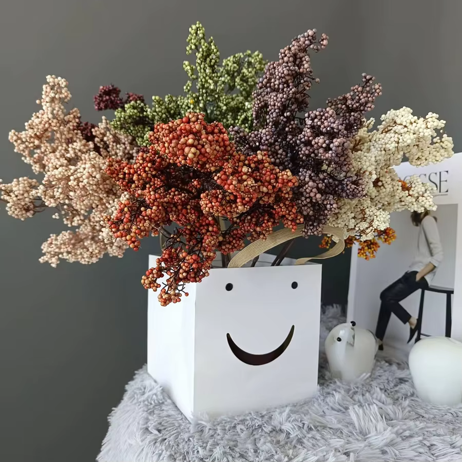 Fleurs artificielles, plantes