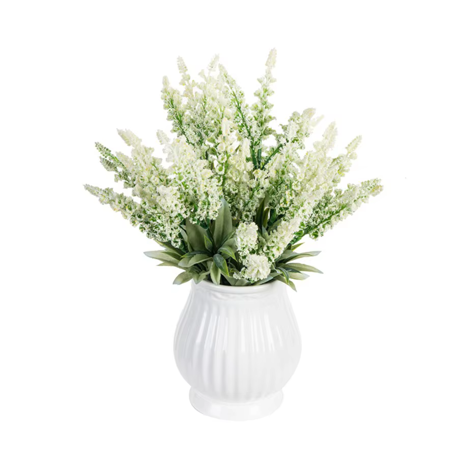 Plantes artificielles fleur de lavande saint valentin en plein air mariage bouquet de mariée maison jardin arc festival bricolage cadeau offre spéciale Decora