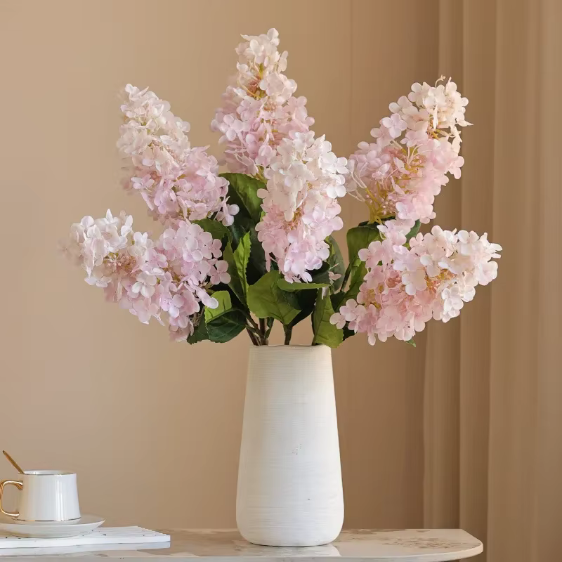 Fleurs artificielles en soie