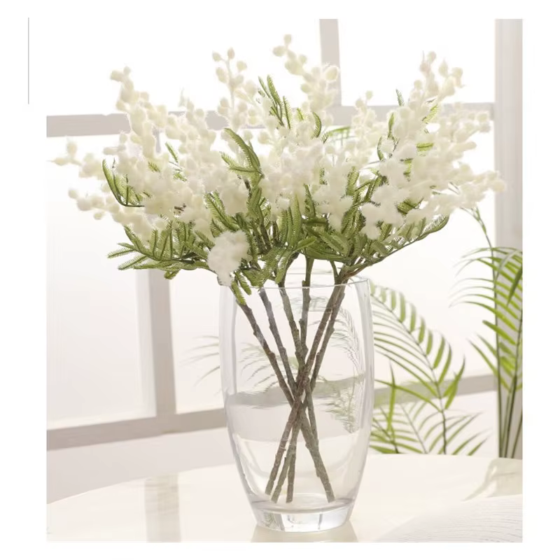 Fausses fleurs artificielles d'acacia 38cm