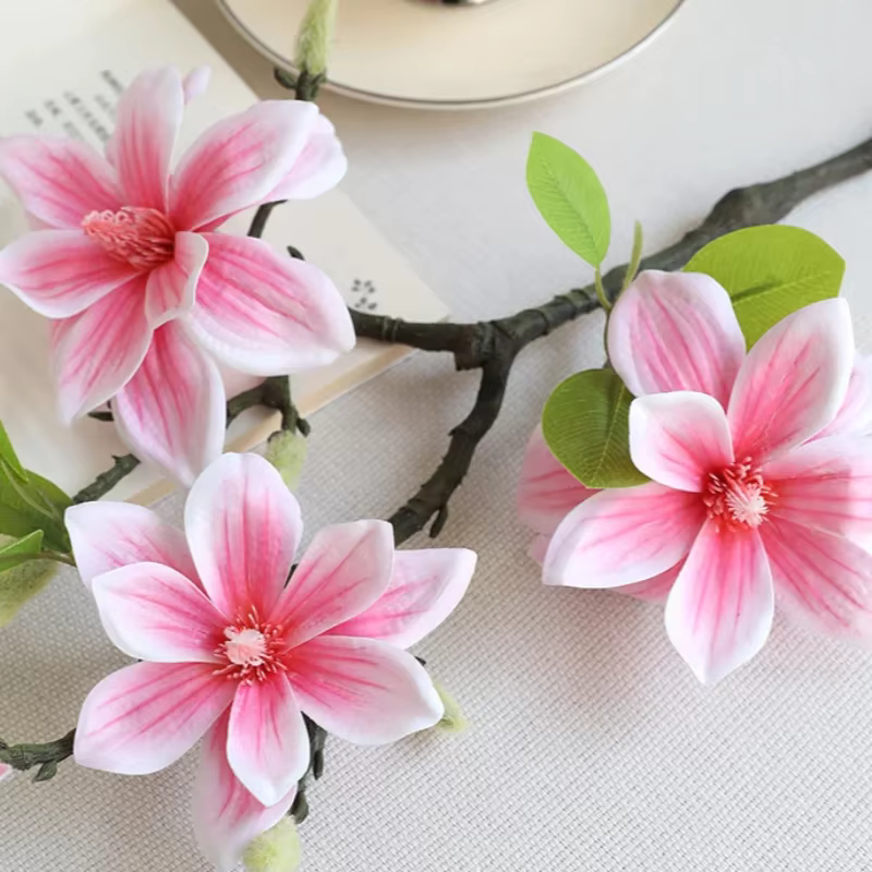 Fleur de Magnolia artificielle 56CM