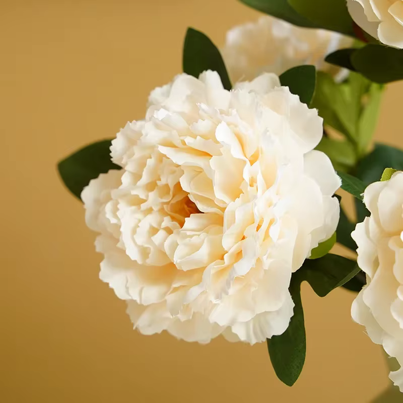 Bouquet de pivoines en soie à 5 têtes