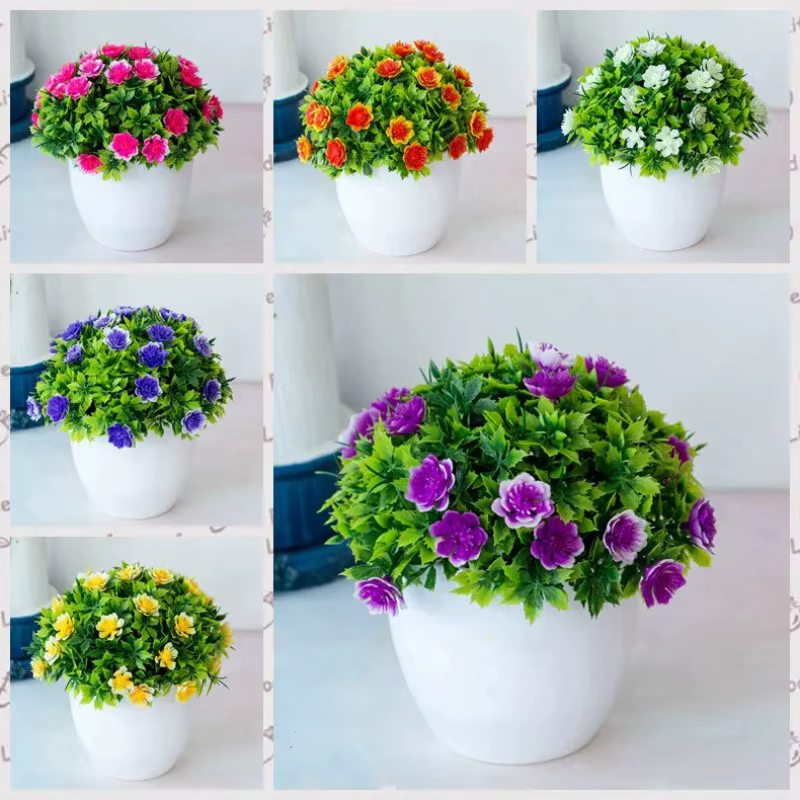 Plante artificielle en pot