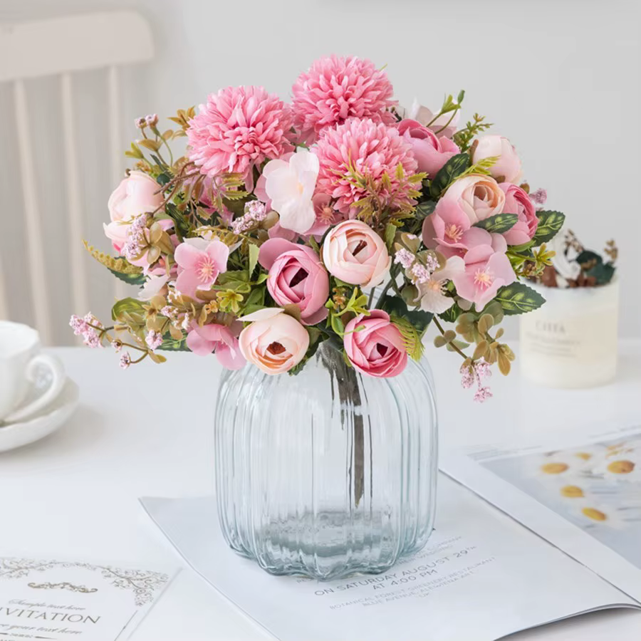 Bouquet de fleurs artificielles