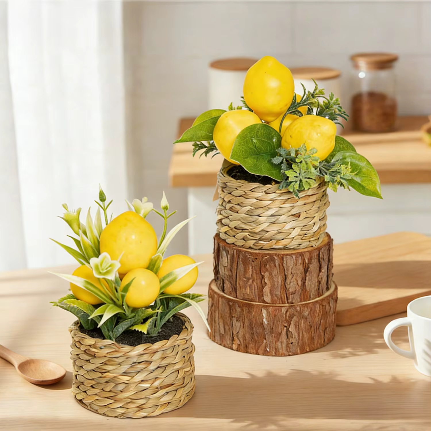 Plantes de citron artificielles