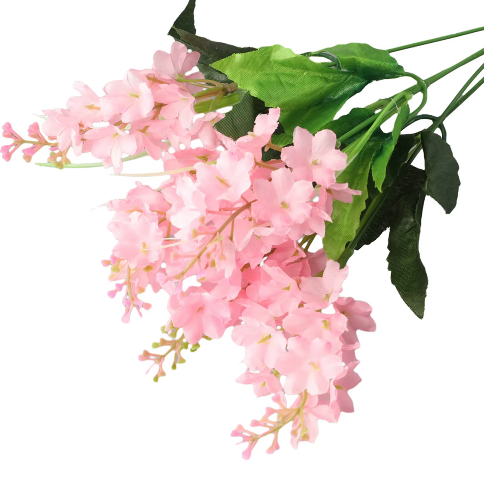 Fausses fleurs décoratives en jacinthe avec Branches pliables pour décorations de bureau