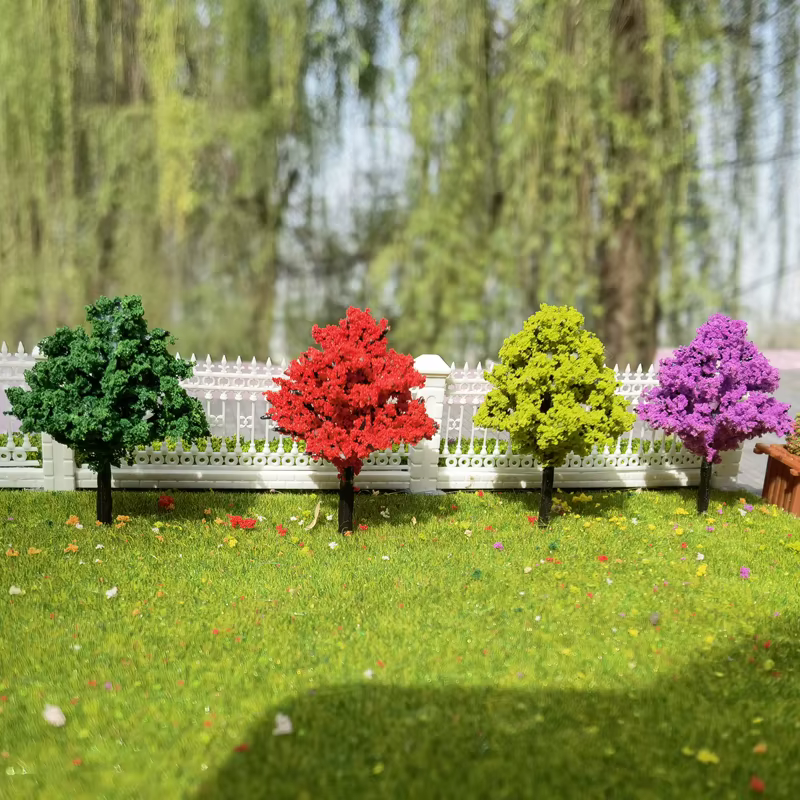 Modèle d'arbre de pêche de Simulation de 5cm de haut