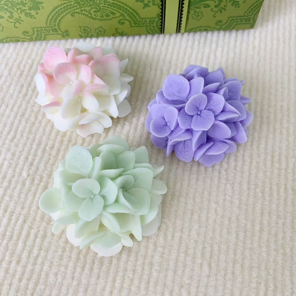 Moules en Silicone pour fleurs d'hortensia