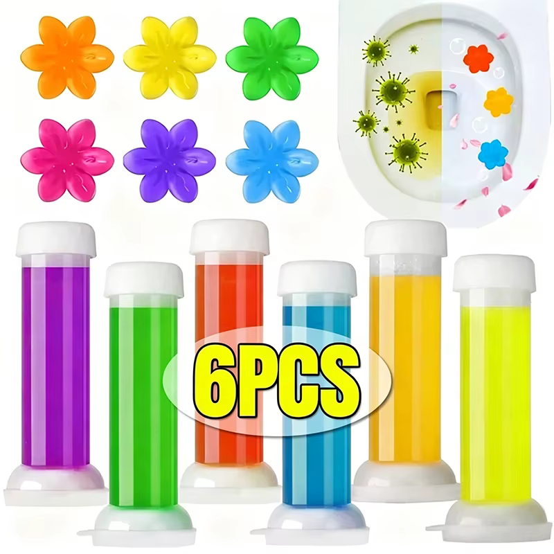 Gel nettoyant WC parfumé aux fleurs, désodorisant et désodorisant pour drain, élimine les odeurs, accessoires de salle de bain domestiques