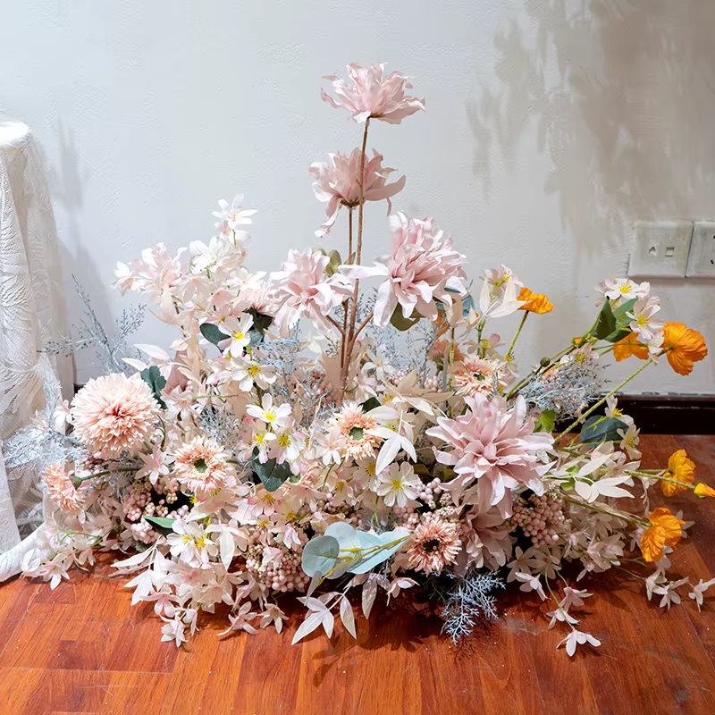 Arrangement floral rose personnalisé