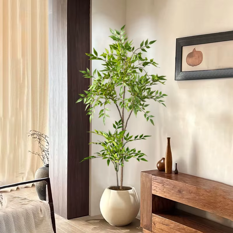 Plantes artificielles Nandina de 75 à 110 cm de hauteur