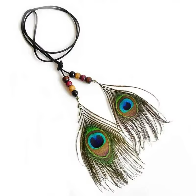 Plumes de paon naturelles pour la création de bijoux