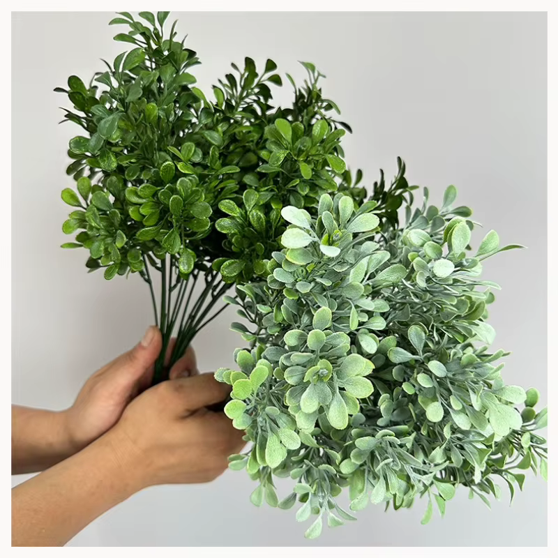 8 pièces de plantes artificielles en plastique