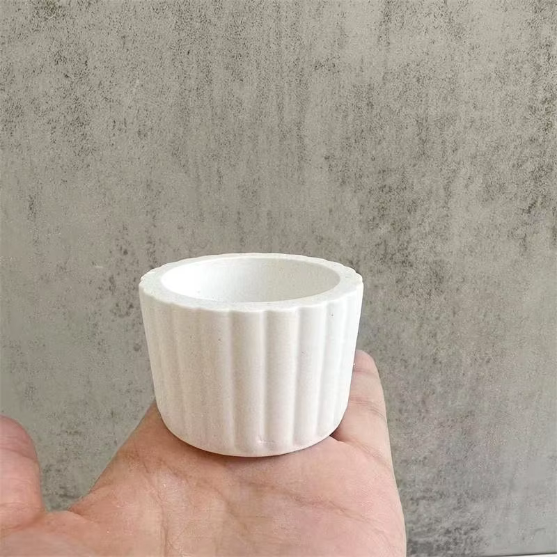 Moule en silicone pour pot de fleurs en résine époxy