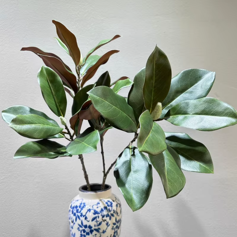 Feuilles de Magnolia artificielles 70CM