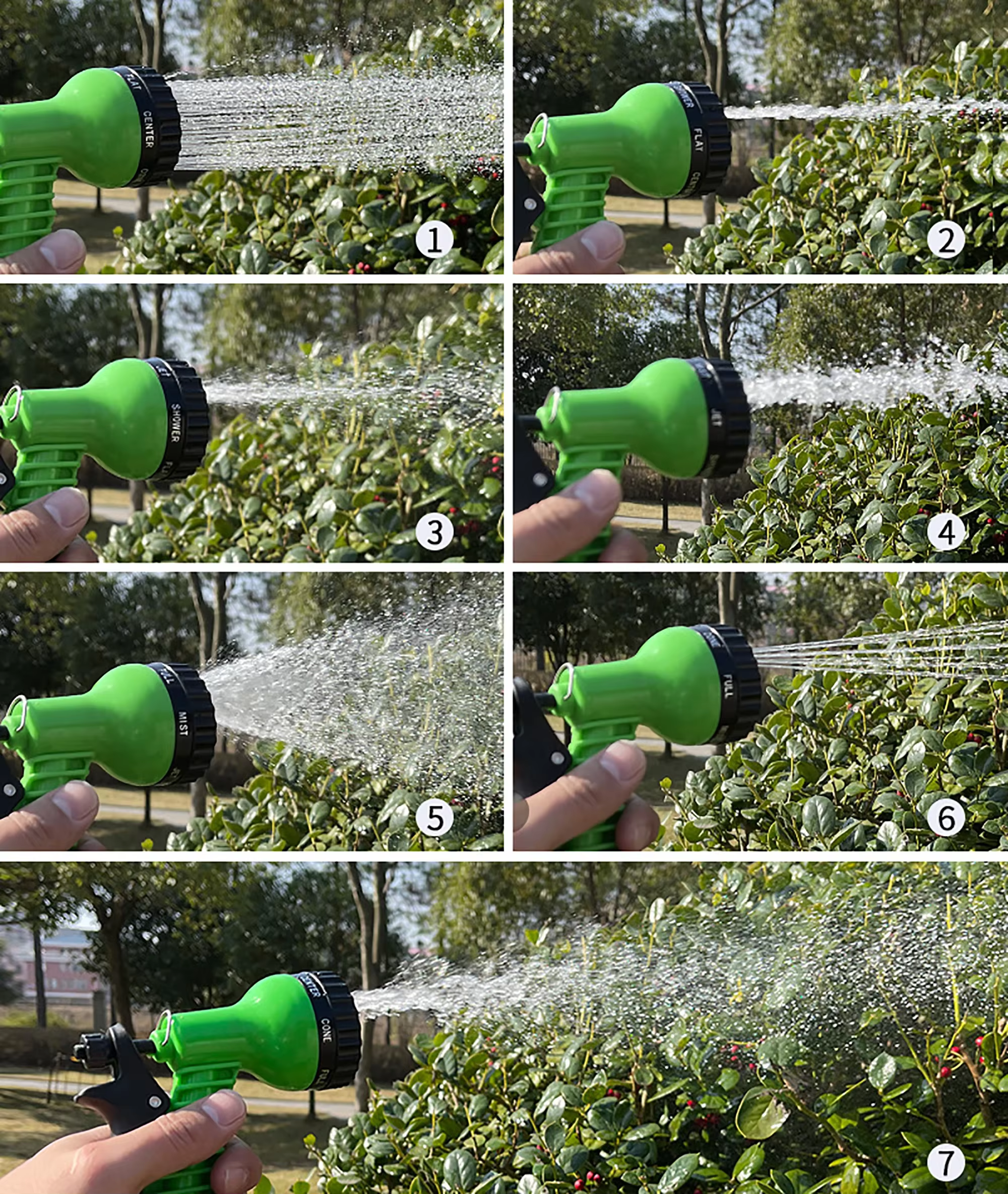 Pistolet à eau à 7 fonctions