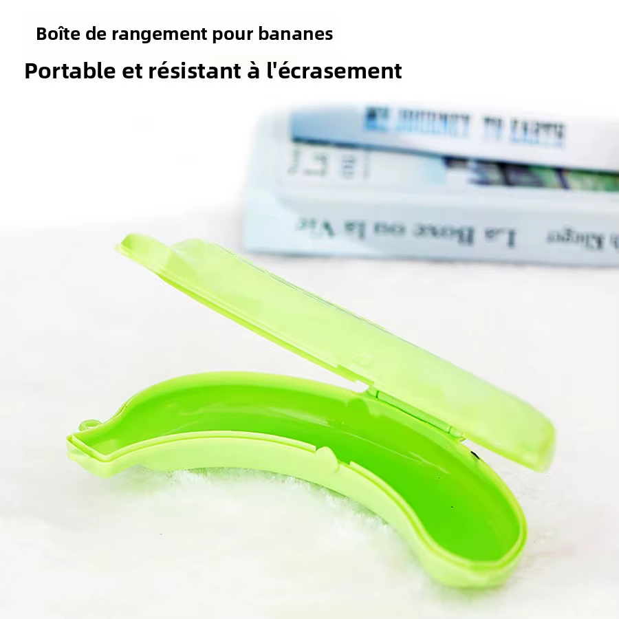 Boîte de rangement banane pour voyage en plein air, étui mignon, conteneur de protection, déjeuner de voyage, support de stockage de fruits
