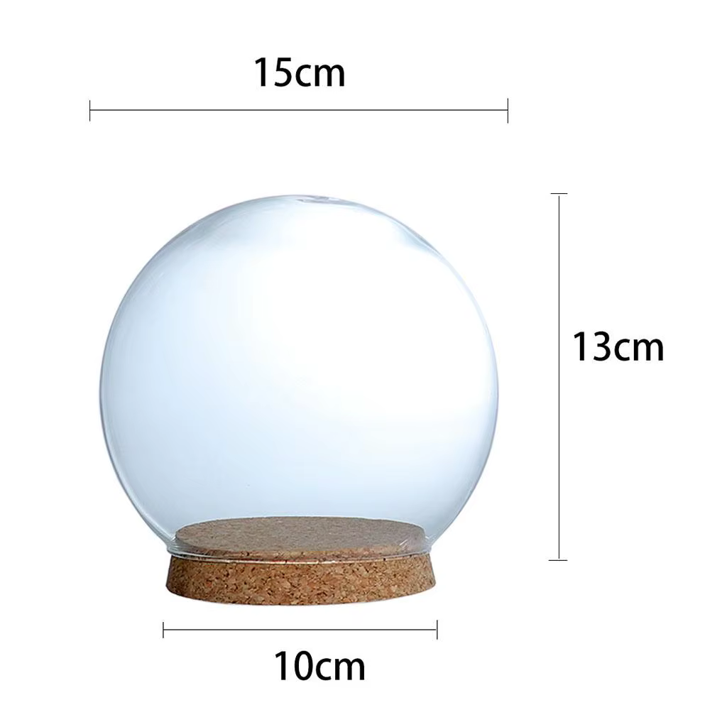 Verre Décoratif avantavec Base en Bois