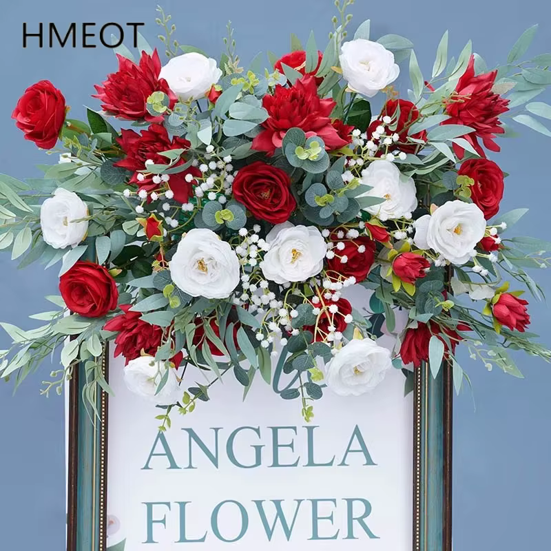 Boule de fleurs artificielles en saule vert