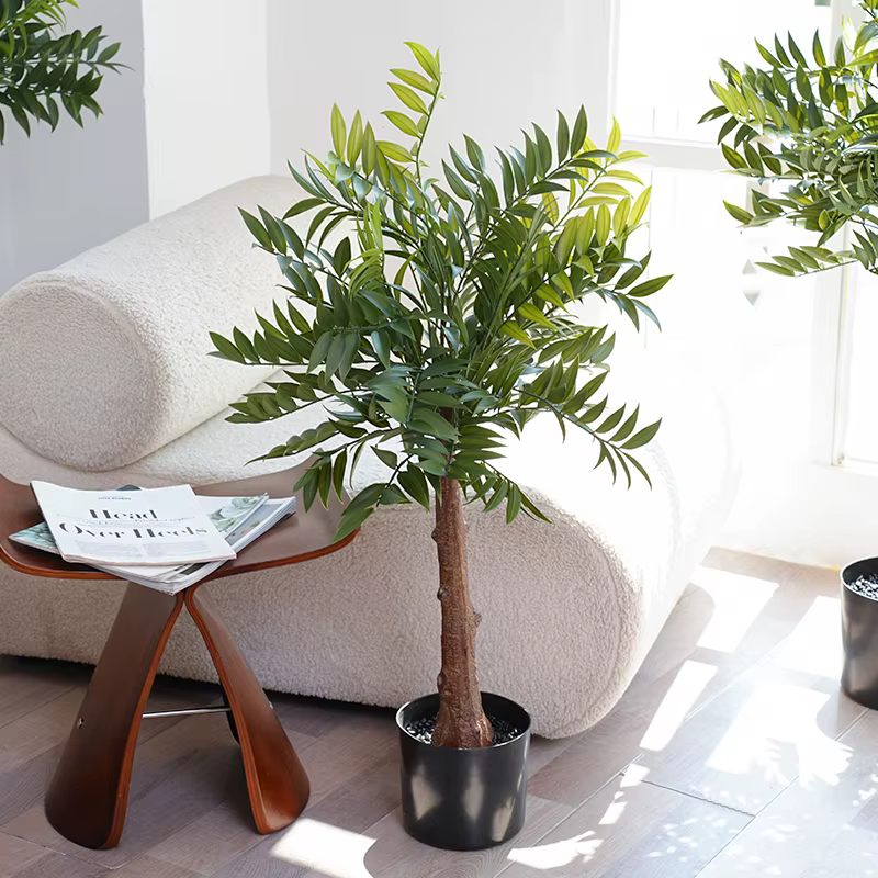 Grand Arbre Vert Artificiel de 2.16/2.98/3.74ft