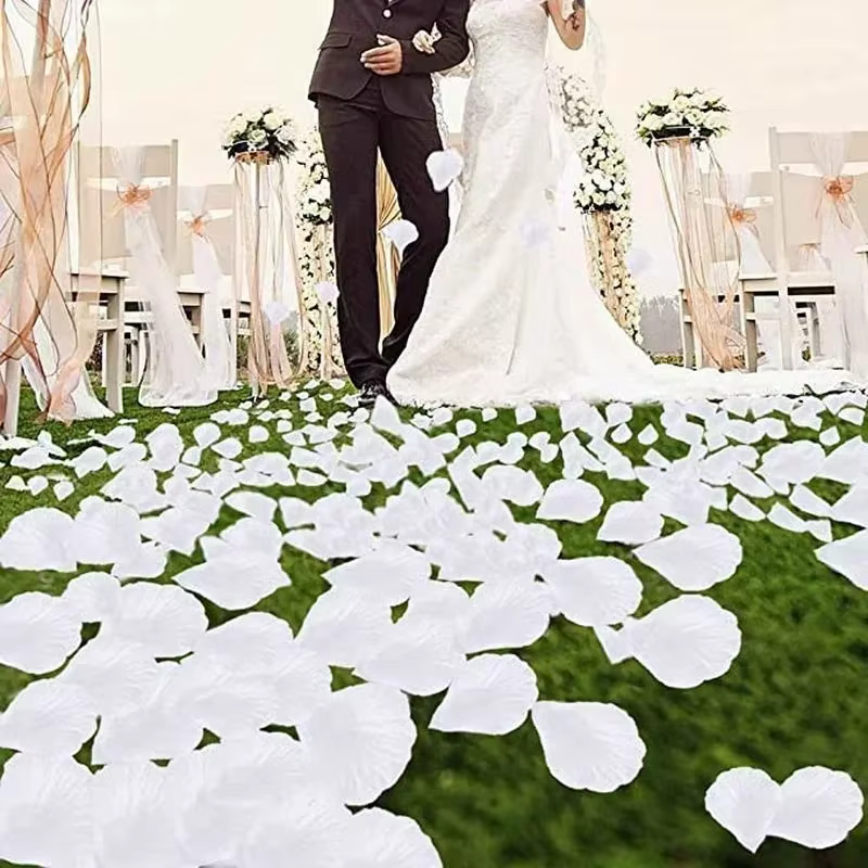 2000/100 pièces pétales de Rose artificielles fleurs colorées Roses en soie faux pétale pour romantique saint valentin cadeaux de mariage décor