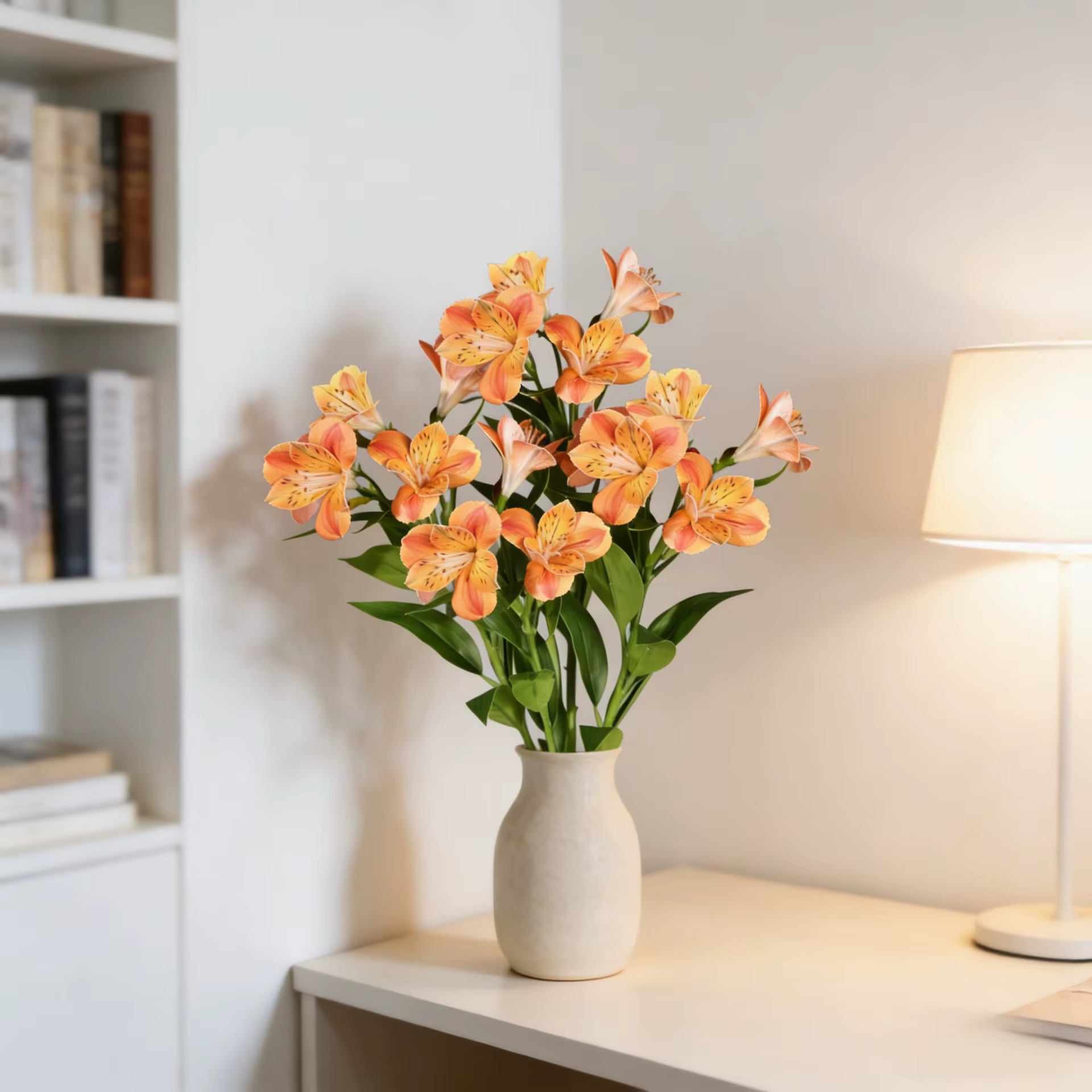 30In jonquille fleurs artificielles trompette fleur Faux Arrangement