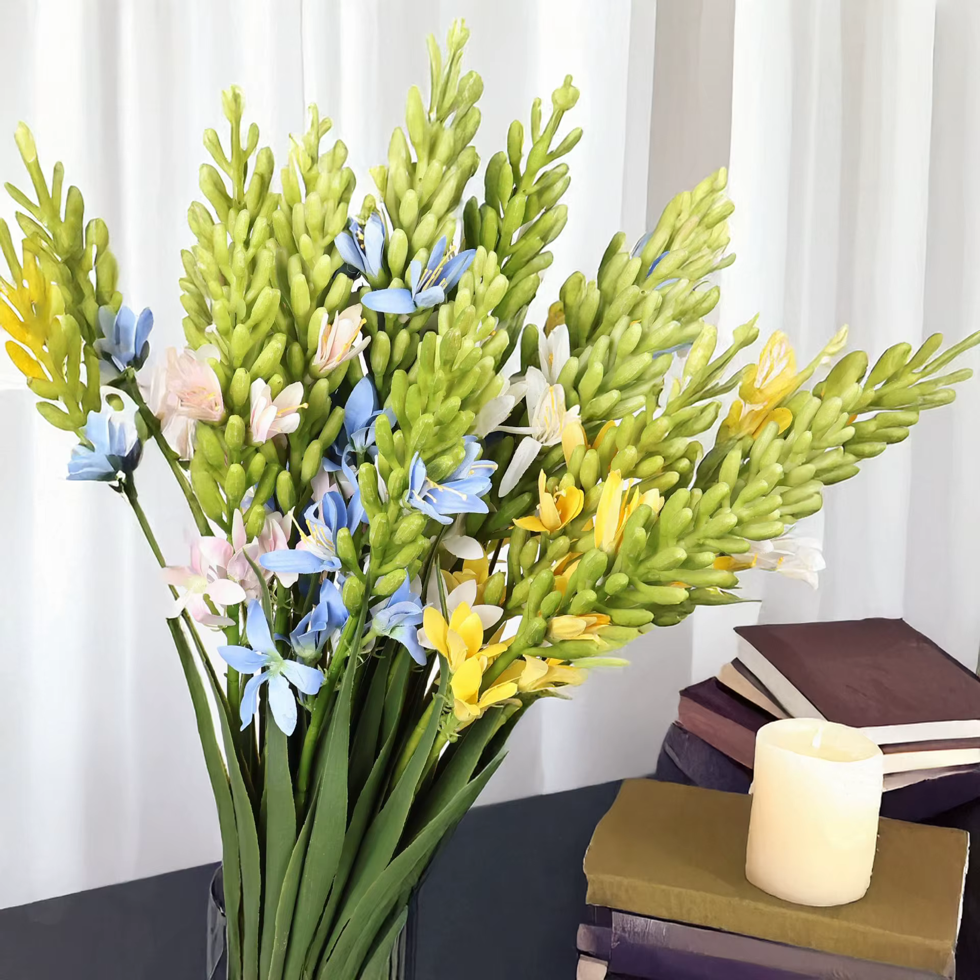 Fleur de jacinthe artificielle de 37 pouces