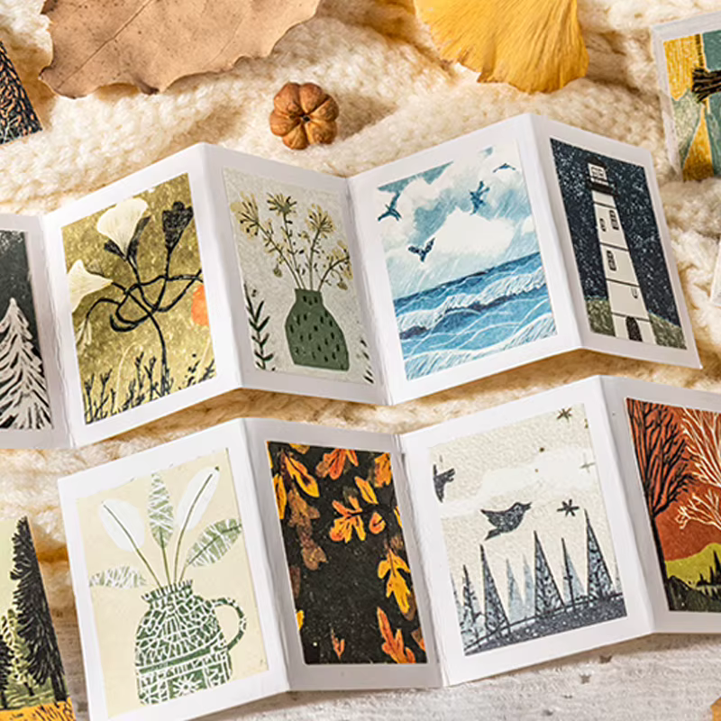 Mr. Paper, autocollants mignons de plantes