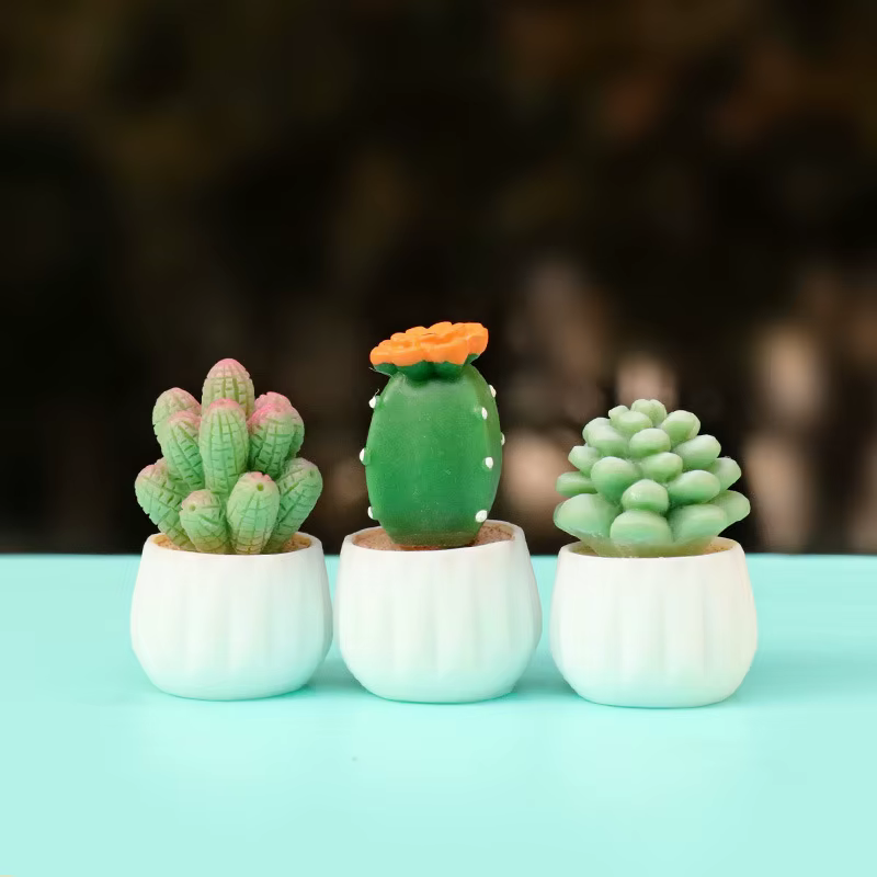 Mini Cactus simulé de plantes