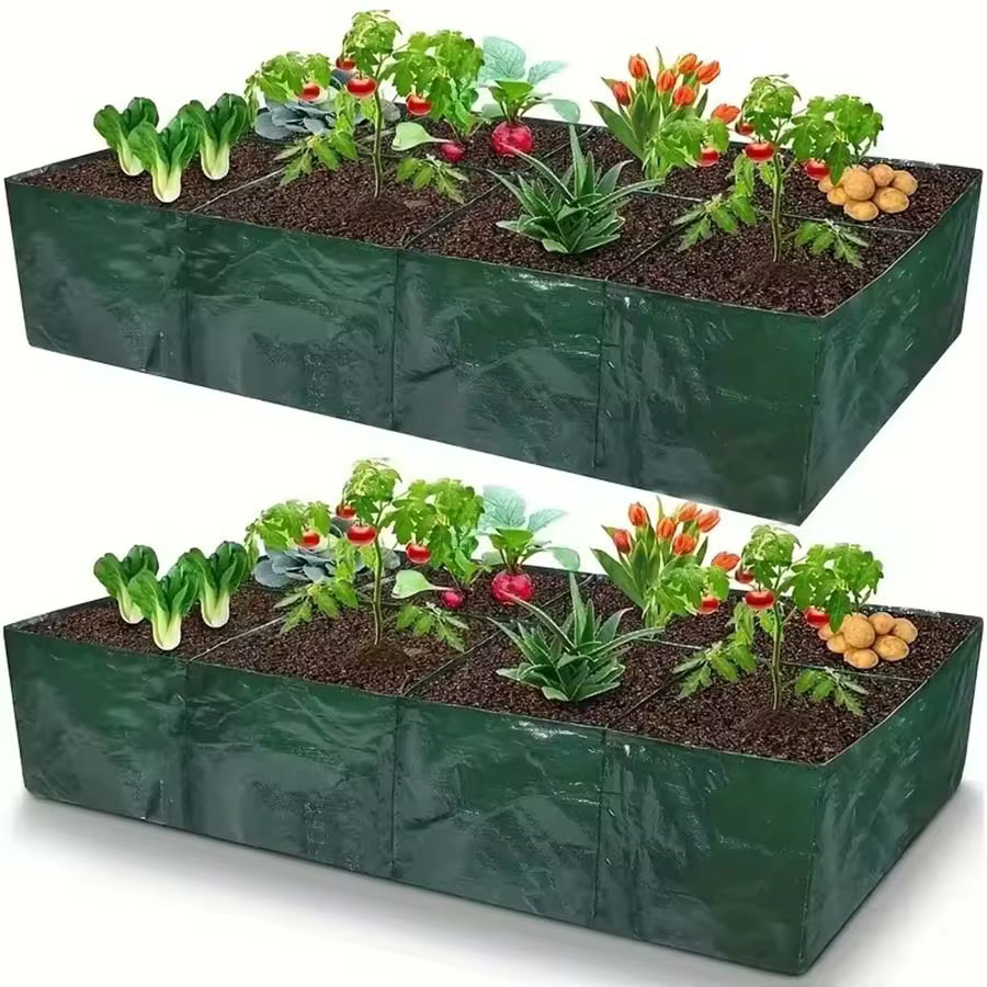 4/6/8 grilles sac de culture plante jardinière légumes fleur pépinière Pot de fleurs rond