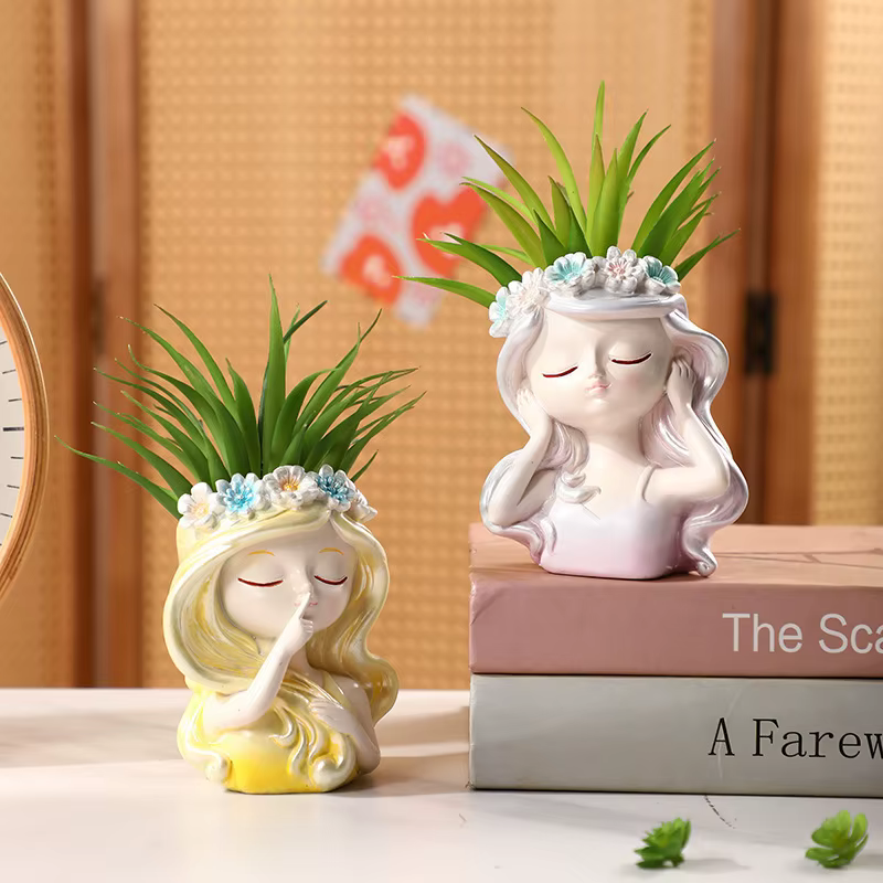 Pots de fleurs artistiques
