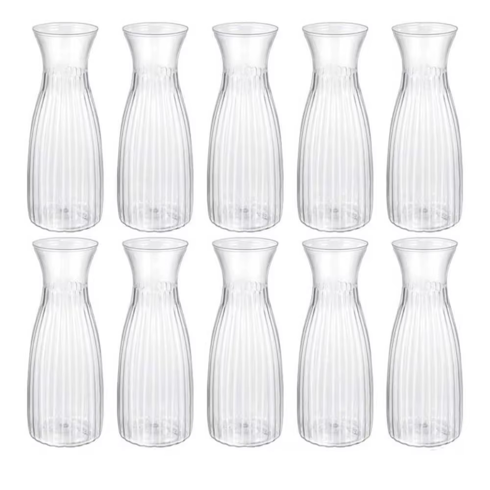 Nouveau Bouquet de Vase à fleurs en plastique Transparent