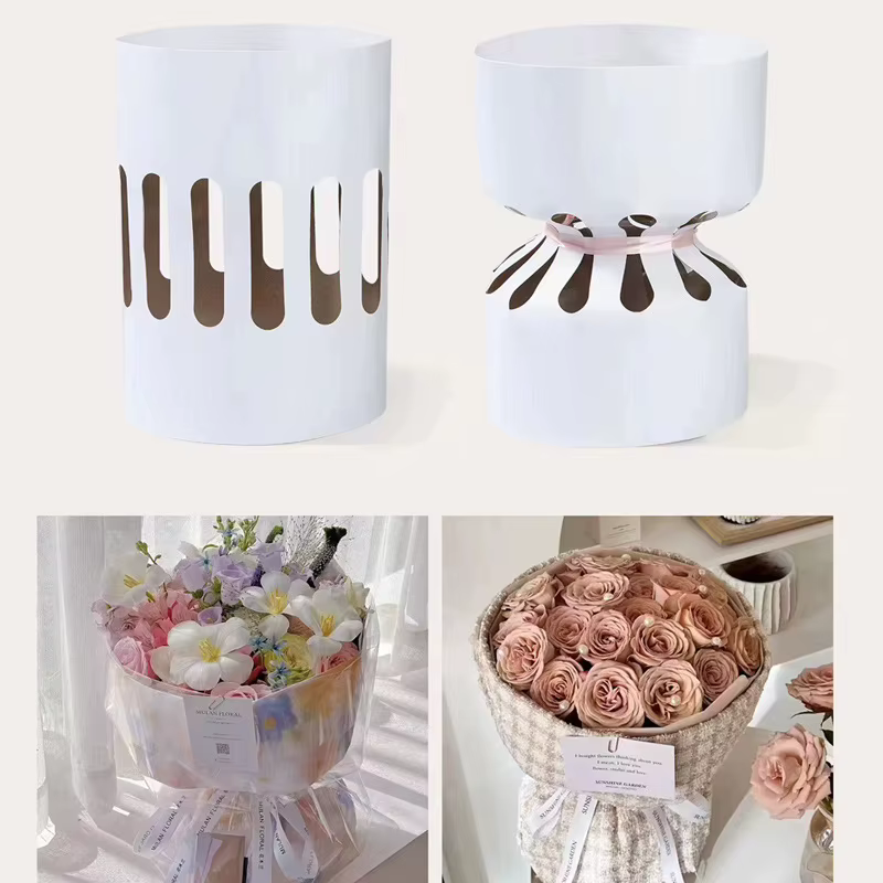 Papier Kraft pour Doublure de Fleurs Rose GT