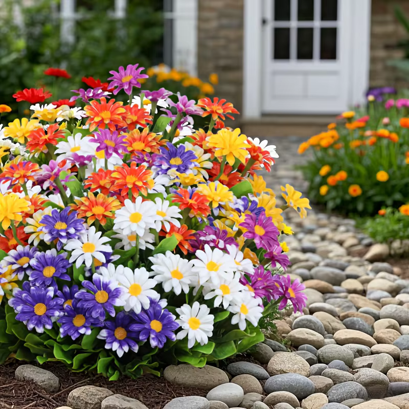 Fleurs artificielles d'extérieur