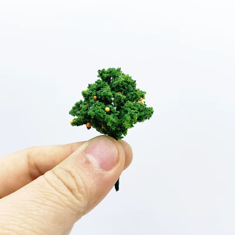 Modèle d'arbre de pêche de Simulation de 5cm de haut