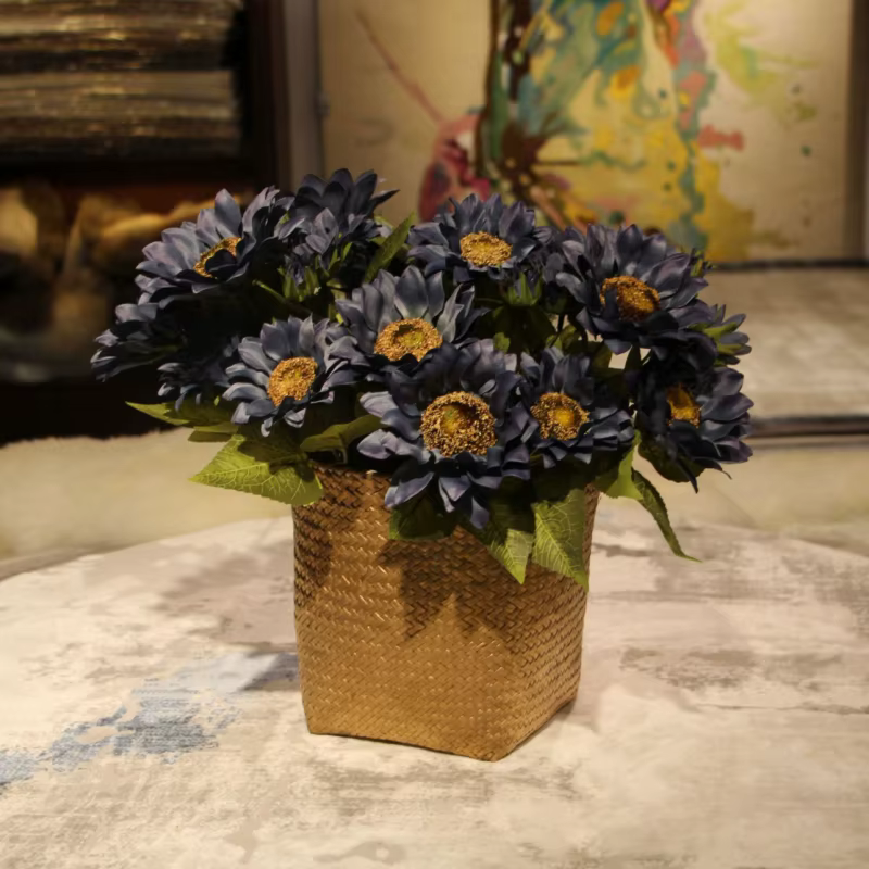 Bouquet de tournesol en soie