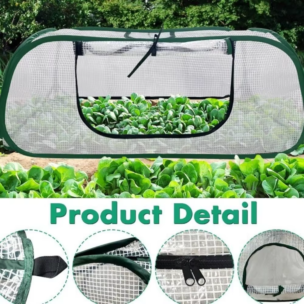 Couverture de protection pour plantes en PVC transparent