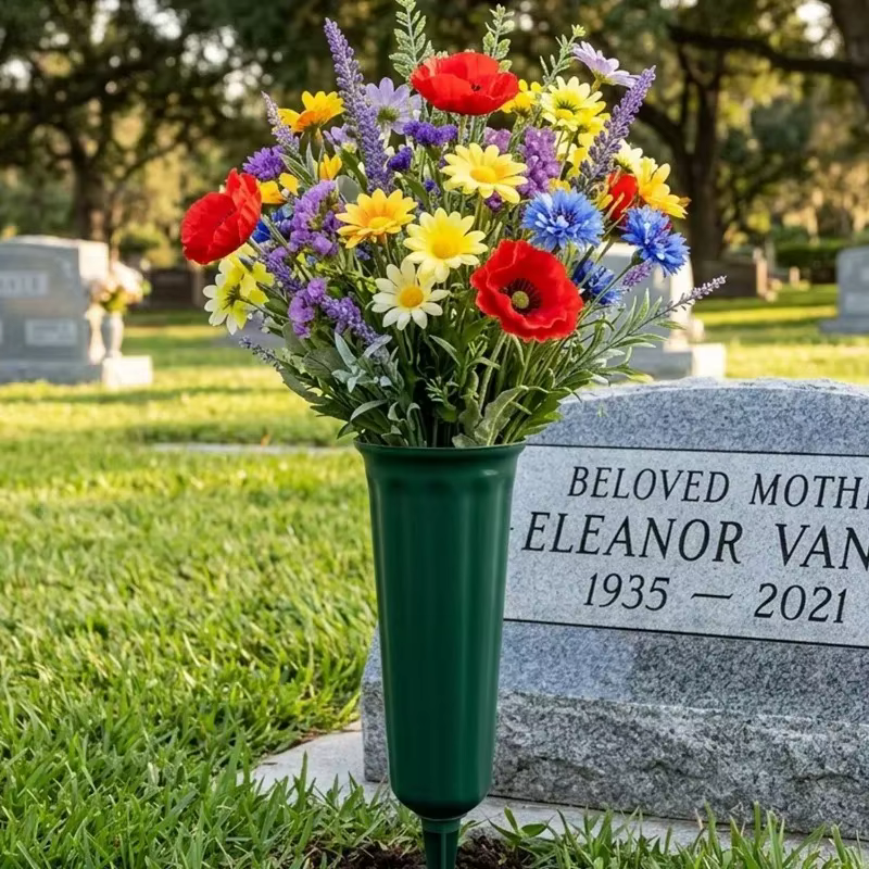 Vase à fleurs pour tombes