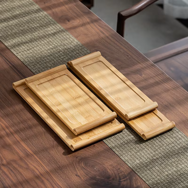 Plateau Rectangulaire Japonais en Bambou