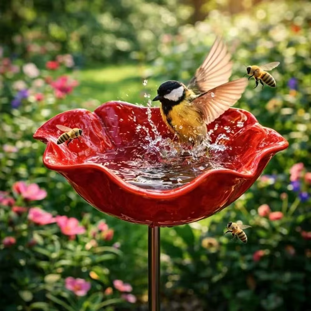 Piquet de jardin en métal artisanal