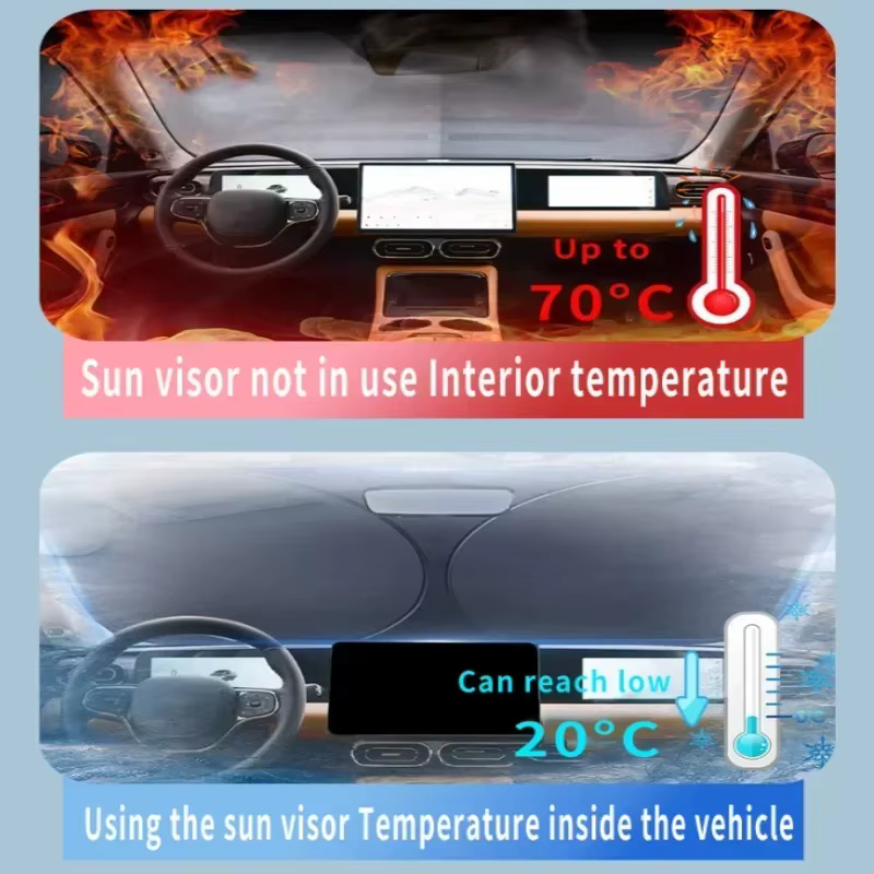 Pare-soleil de pare-brise avant pour Dacia Bigster 2024 ~ 2026 2025, pare-soleil de voiture hybride, isolation thermique, accessoires de refroidissement d'été