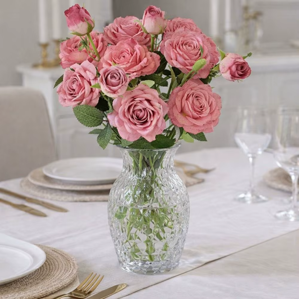 Bouquet de roses artificielles réalistes