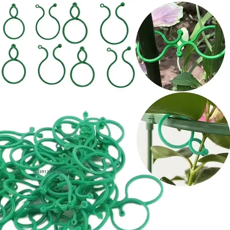 Clips de cerclage de vigne de jardin en plastique