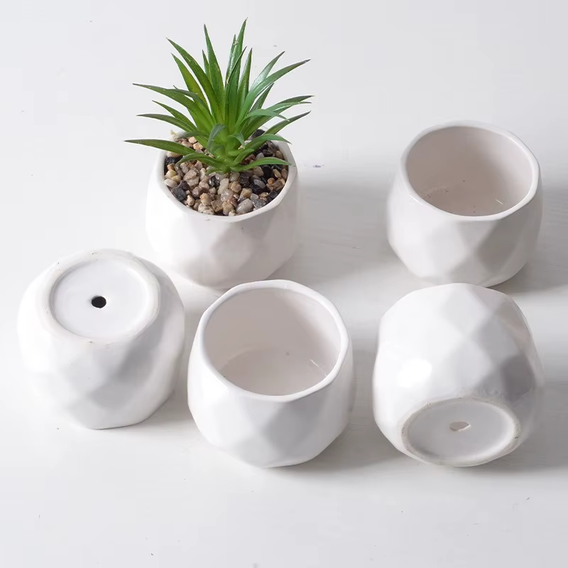 Pot de fleurs créatif en céramique