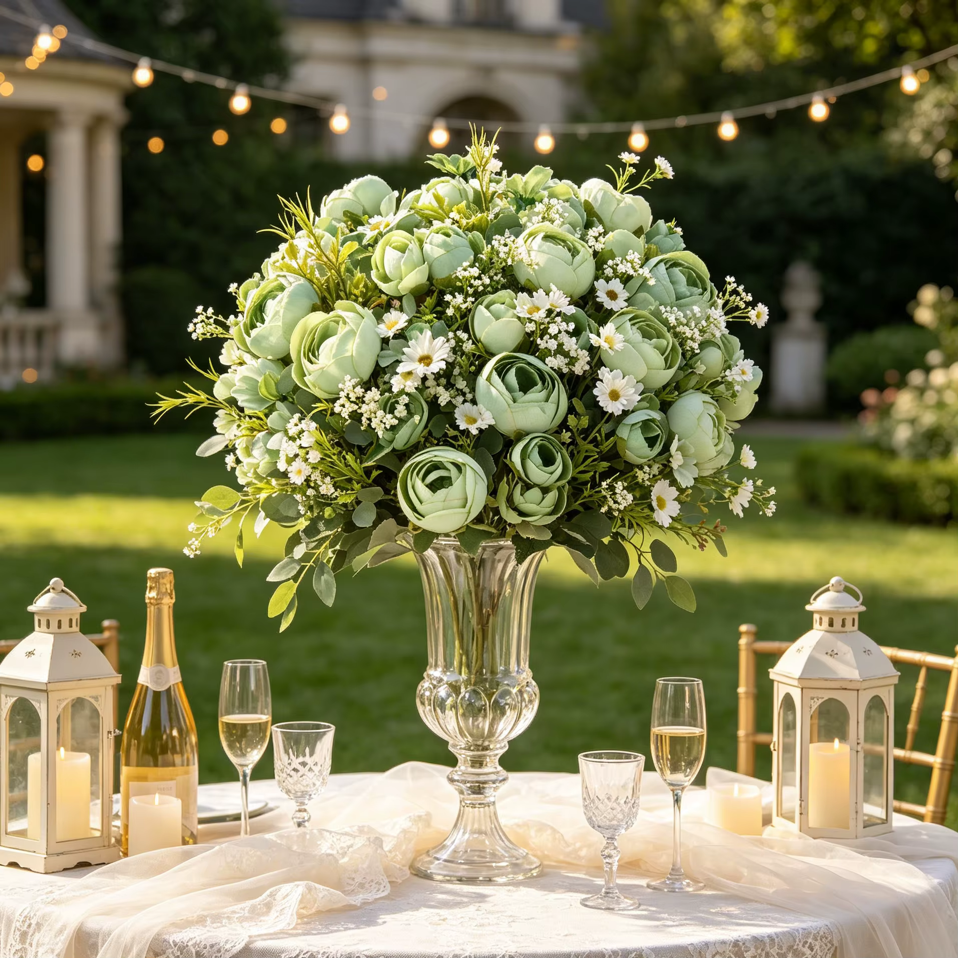 Fleurs artificielles en soie