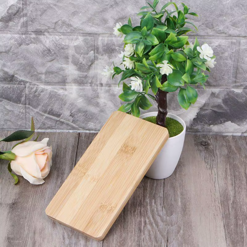 E8BD Bamboo Flower Pot Plante Plant