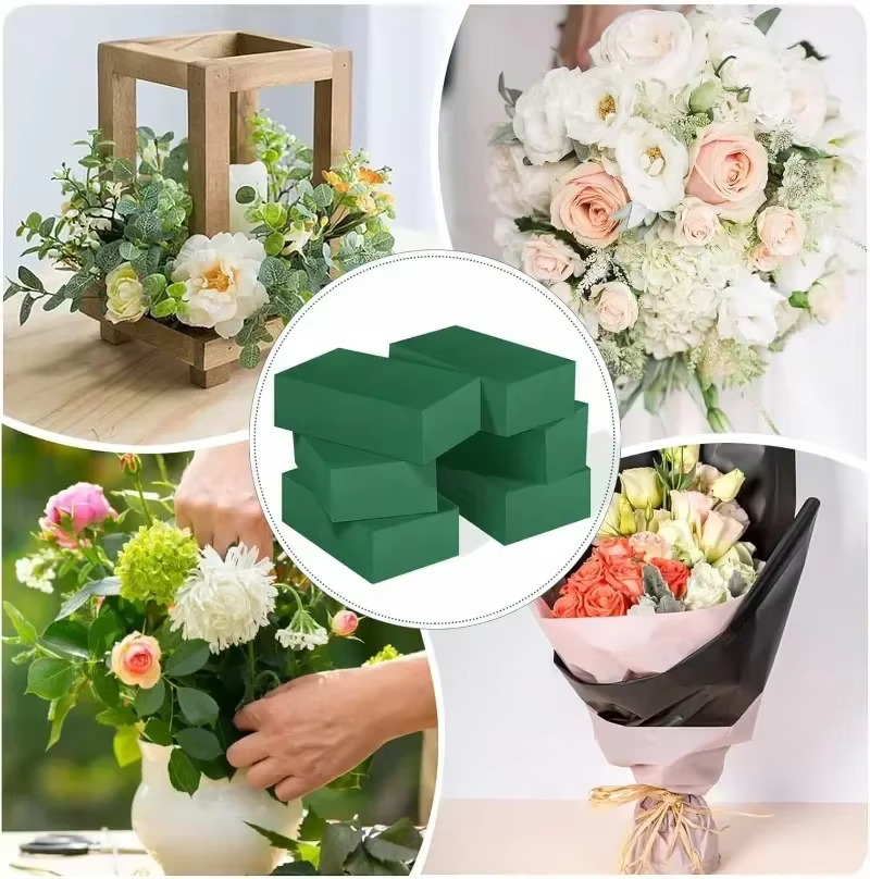 Bloc de mousse florale verte