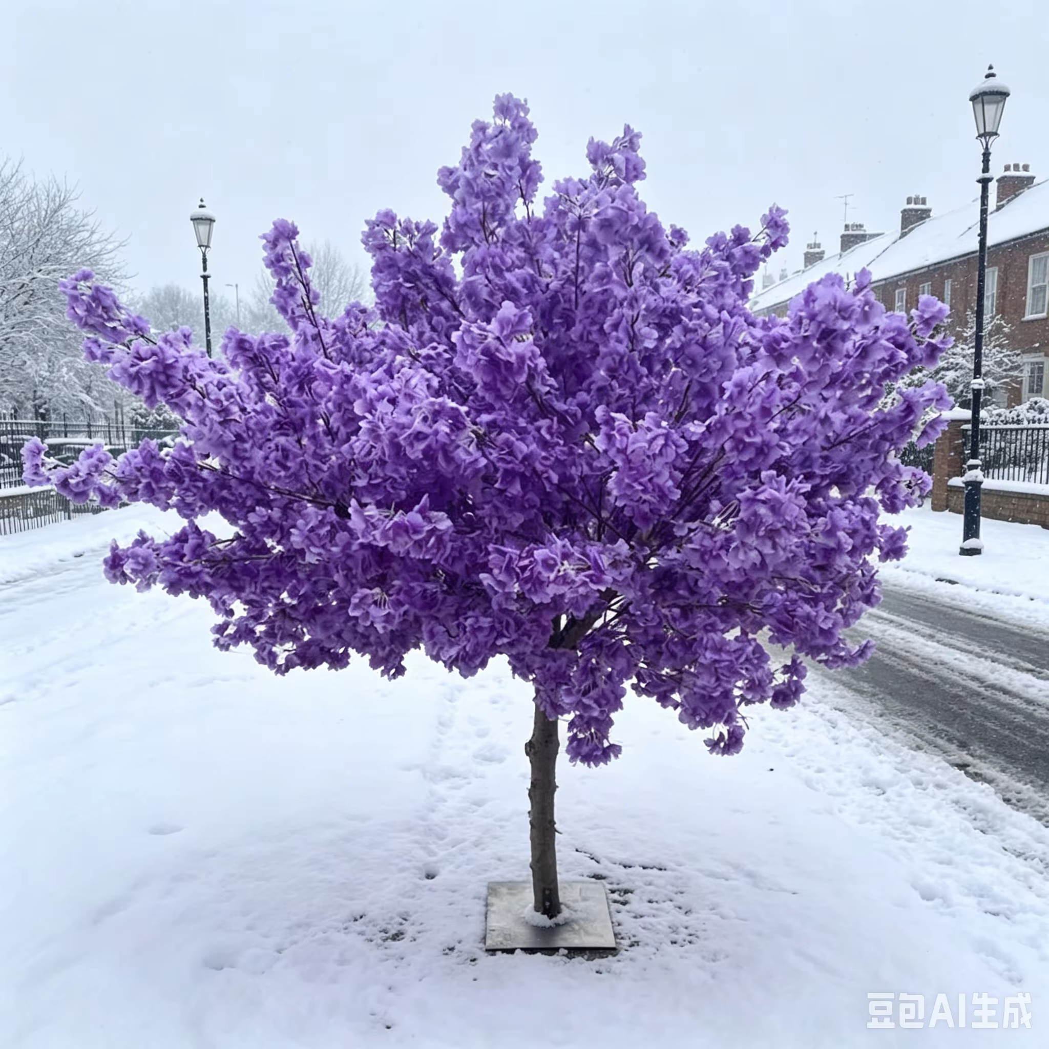 Magnifique arbre artificiel de cerisier japonais de 1