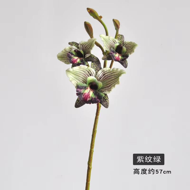 Fleurs d'orchidées Bandai artificielles