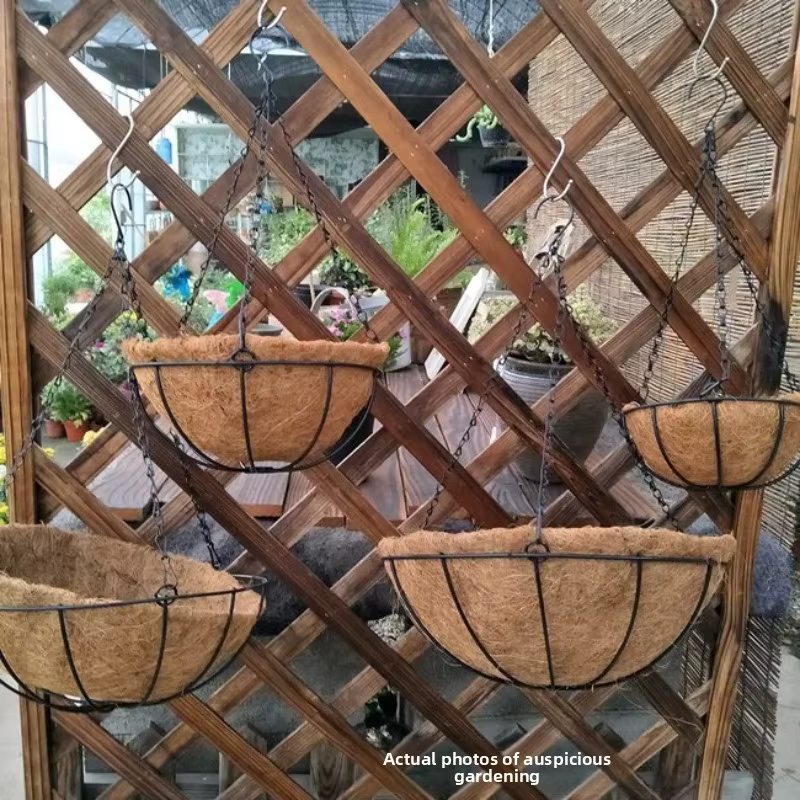 Panier suspendu en forme de cocotier naturel écologique